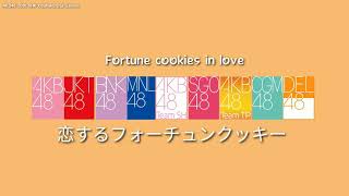 AKB48 Group「 Koisuru Fortune Cookie 」Color Code Lyrics KANENG [upl. by Meri]