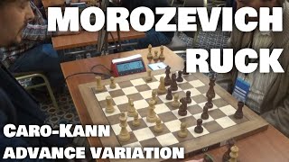 Morozevich against CaroKann  Morozevich  Ruck  European Blitz [upl. by Regine481]