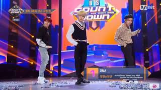 BTS  DNA 2x Faster  BTS COUNTDOWN 20171012 [upl. by Nylrahc106]