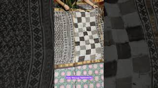 Maheshwari Silk sarees New collection ।। Hand block print sarees ।। Gray Red Purple Colours ।। new [upl. by Olav42]