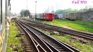 Bangladeshi Train Entering Kamalapur Railway Station Dhaka কমলাপুর রেলওয়ে স্টেশন ঢাকা Nicely [upl. by Dagmar]