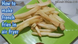 After two months Im back with my new air fryer and delicate french fries recipe😋😋😋😋 [upl. by Asik]