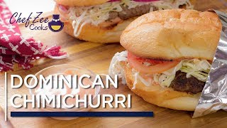 Chimichurri Dominicano  Dominican Chimi  Dominican Street Food  Chef Zee Cooks [upl. by Annoed]