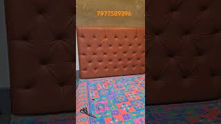 Design your headboard with flannel furnishing contact us on 7977589396 headboard backrest diy [upl. by Nobile685]