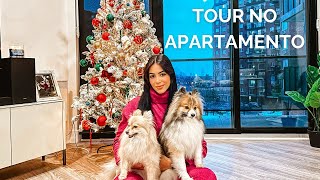 Tour no apartamento novo em Montreal  Valores cansei de Downtown Por que mudei VLOGMAS EP02 [upl. by Burwell]