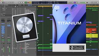 UVI Falcon Titanium Logic Pro X EDM demo project by Insight [upl. by Yedarb911]