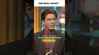 Shahrukh Khan Real Name 😳 shorts srk viralbollywood [upl. by Ayortal]