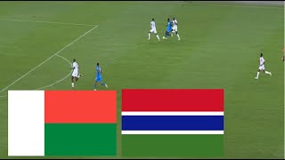 Madagascar 11 Gambie Résumé du match  Qualifications Coupe dAfrique des Nations 2025 [upl. by Sualk]