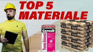 Top 5 Materiale de Constructii [upl. by Amesari]