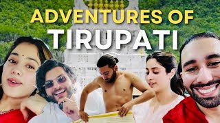 Tirupati Vlog with Janhvi Kapoor Shikhar Pahariya amp Orry 📹 [upl. by Previdi]