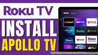 HOW TO INSTALL APOLLO GROUP TV APP ON ROKU New Way [upl. by Neyud900]