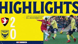 Cheltenham Town v Oxford United highlights [upl. by Alexandria]