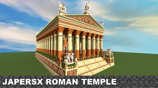 Minecraft Japersx Roman Temple Showcase [upl. by Konrad752]