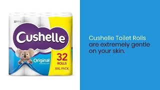 Cushelle Original Toilet Roll 2ply 212 m Pack of 32 [upl. by Krystyna]