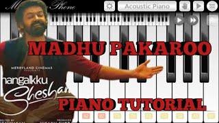 Madhu Pakaroo  Piano Notes  Varshangalkku shesham  pranav  pianotutorial [upl. by Ling]