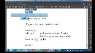 Passing Parameter to procedure 8086 [upl. by Jeniece621]