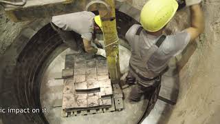 SEVEN REFRACTORIES STEEL LADLE VIDEO [upl. by Hilarius]