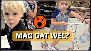 STEPPEN iN SUPERMARKT 😱  Bellinga Familie Vloggers 1097 [upl. by Cadel]