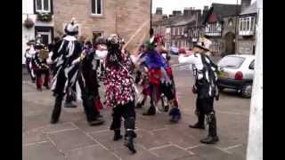 Wayzgoose border morris at the Wayzgoose Weave in Otley [upl. by Ladnek]