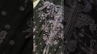 flossie vol 7 semi stitched collection Pure chiffon handwork embroidered [upl. by Aveneg]