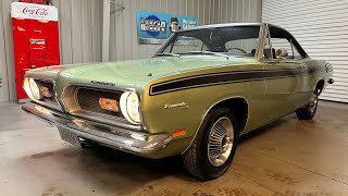 1969 Plymouth Barracuda Notchback 37k ACTUAL Miles For Sale [upl. by Ackerman]