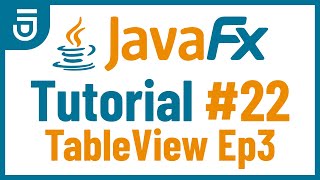 Create Custom TableView  JavaFX GUI Tutorial for Beginners [upl. by Munmro684]