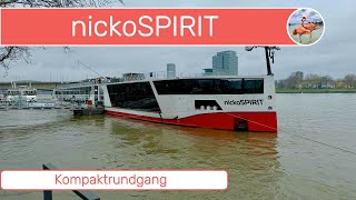 nickoSPIRIT  Kompaktrundgang mit Kabinentour cruiseblogger cruiseship [upl. by Otinauj]