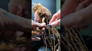 Dread Maintenance Root to Tip with CROCHET HOOK [upl. by Daniella474]