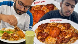 Eating LunchMutton Kacchi Biryani With Friends at Sultans Dine Johnson Rd [upl. by Oker]