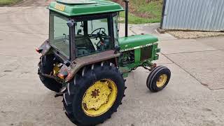 John Deere 2140 2WD SG2 Cab Tractor 22380 [upl. by Evelc]