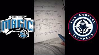 The NBA Script  Magic vs Clippers Game 1 Nov 20 2024 [upl. by Fowler]