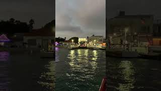 Riding the Balboa Island Ferry Newport Beach California [upl. by Tirzah582]