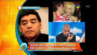 Diego Maradona quotClaudia Villafañe es una miserablequot [upl. by Clotilde]