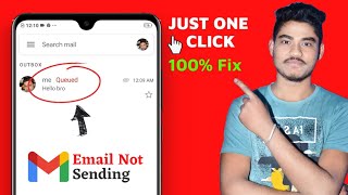 Gmail Queued Problem Unsent mail queued in outbox Fix 2022 how to solve gmail not sending ✉️ emails [upl. by Elolcin]