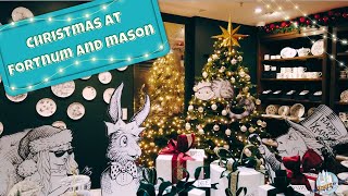 Fortnum amp Mason Christmas Shop  Decorations 2023  London at Christmas [upl. by Nysilla]