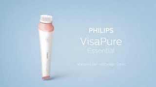 Philips  Brosse nettoyante VisaPure Essential Basics [upl. by Adalbert]