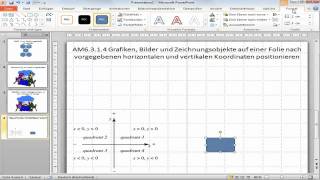 am6314 Das Koordinatensystem in PowerPoint [upl. by Nnylorac]