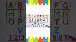 One two three four onetwothreefour alphabetlearning onetwothree alphabetlearningactivities [upl. by Geminian]