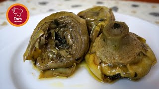 Carciofi alla Romana Ricetta tradizionale PERFETTA SUB ENGFRAESPGER [upl. by Lumbard]