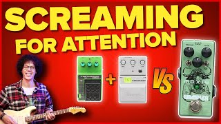 Wampler Moxie OVERDUE REVIEW SHOOTOUT  Moxie vs Two Ibanez Tubescreamers TS10 amp TS7 [upl. by Emse298]