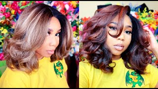 NEW 2 WIG REVIEWS OUTRE NEESHA 204 amp 205 MUSHROOM BLONDE amp CHOCOLATE SWIRL SAWLIFE [upl. by Messab]