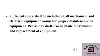 Standards for constructing amp equipping new healthcare facility Video 24 Eng Services amp Equipment [upl. by Herold121]