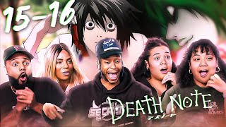 Death Note Episode 15 amp 16 quotWagerquot REACTION [upl. by Enomed]