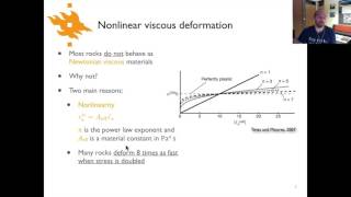 Geodynamics  Lecture 122 Nonlinear viscous deformation [upl. by Walters205]