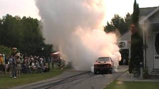 1972 ford mustang mach 1 burnout 429 big block MOD [upl. by Ibba]