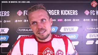 Kickers TV Schuppan und Widemann nach dem Spiel gegen Zwickau [upl. by Anirahs]