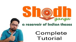 Shodhganga Tutorial  Download Thesis for Free  Download Thesis Free [upl. by Lejeune121]