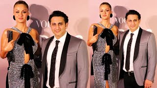 Gorgeous Natasha Poonawalla And Husband Adar At Vogue Fashion Event [upl. by Doble]