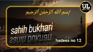 sahih bukhari hadees NO  12  hadees e nabvi in Urdu  Islam studio 9 sahihbukharihadeesno [upl. by Danie]