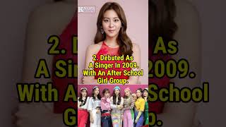 Uee After SchoolSinger And Actress South Korea7 Interesting Fact [upl. by Vod648]